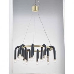 Whit 20-Light Aged Brass and Black Chandelier by MITZI HUDSON VALLEY LIGHTING -EcoSmart Sales aged brass black mitzi hudson valley lighting chandeliers h382820 agb bk fa 1000