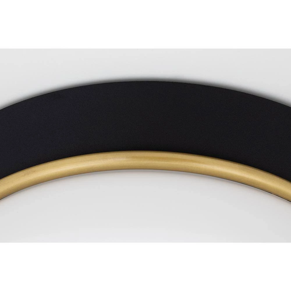 Cath 12.75 in. 2-Light Aged Brass/Black Flush Mount by MITZI HUDSON VALLEY LIGHTING 7 Cath 12.75 in. 2-Light Aged Brass/Black Flush Mount by MITZI HUDSON VALLEY LIGHTING - Image 5