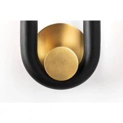 Whit 2-Light Aged Brass Wall Sconce by MITZI HUDSON VALLEY LIGHTING 7 Whit 2-Light Aged Brass Wall Sconce by MITZI HUDSON VALLEY LIGHTING -EcoSmart Sales aged brass black mitzi hudson valley lighting vanity lighting h382102 agb bk 4f 1000