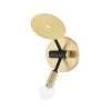 Fern 4.75 in. Aged Brass/Black Wall Sconce by MITZI HUDSON VALLEY LIGHTING 1 Fern 4.75 in. Aged Brass/Black Wall Sconce by MITZI HUDSON VALLEY LIGHTING -EcoSmart Sales aged brass black mitzi hudson valley lighting vanity lighting h427101 agb bk 64 1000