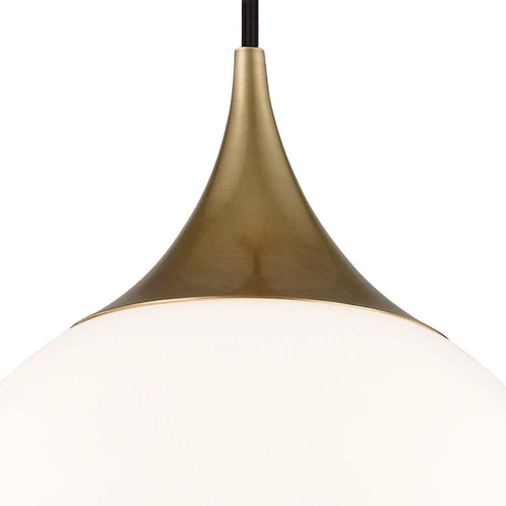 Reese 1-Light Aged Brass Medium Pendant by MITZI HUDSON VALLEY LIGHTING 8 Reese 1-Light Aged Brass Medium Pendant by MITZI HUDSON VALLEY LIGHTING - Image 6