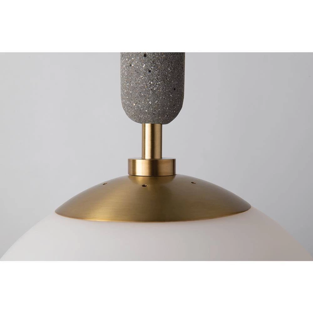 Brielle 1-Light Aged Brass Small Pendant by MITZI HUDSON VALLEY LIGHTING 5 Brielle 1-Light Aged Brass Small Pendant by MITZI HUDSON VALLEY LIGHTING - Image 3