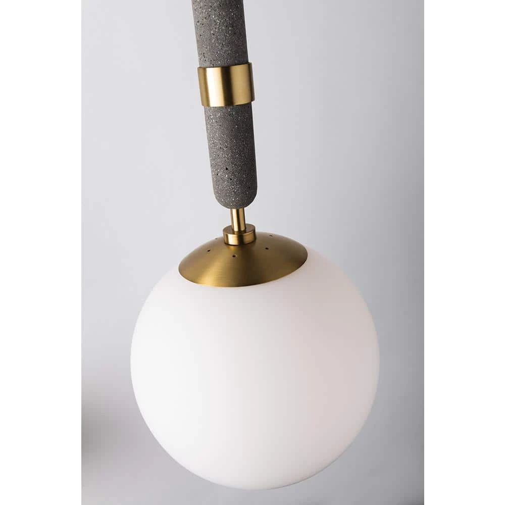 Brielle 1-Light Aged Brass Small Pendant by MITZI HUDSON VALLEY LIGHTING 4 Brielle 1-Light Aged Brass Small Pendant by MITZI HUDSON VALLEY LIGHTING - Image 2