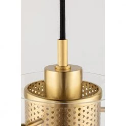 Elanor 1-Light Aged Brass Pendant by MITZI HUDSON VALLEY LIGHTING 9 Elanor 1-Light Aged Brass Pendant by MITZI HUDSON VALLEY LIGHTING -EcoSmart Sales aged brass mitzi hudson valley lighting chandeliers h323701 agb 4f 1000