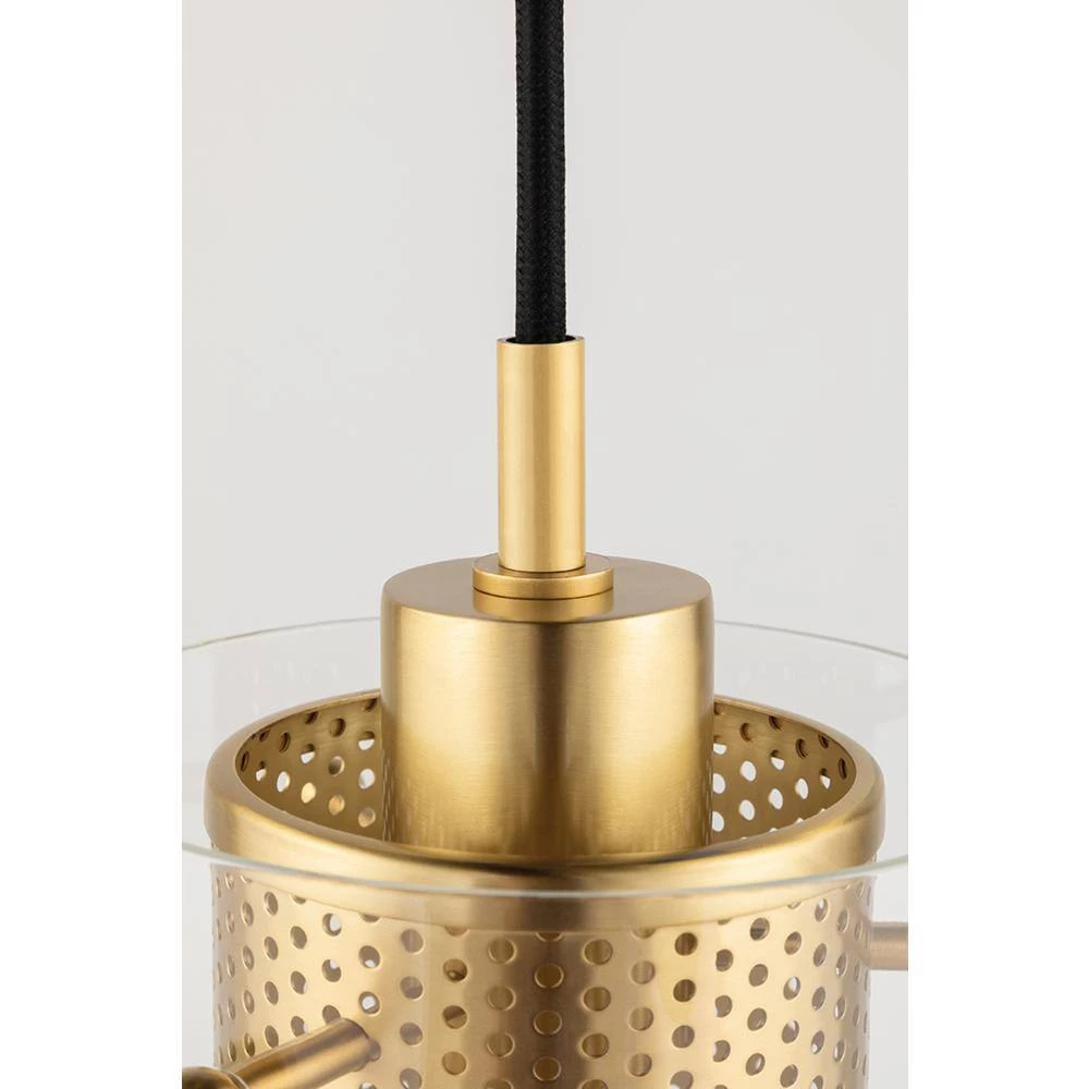 Elanor 1-Light Aged Brass Pendant by MITZI HUDSON VALLEY LIGHTING 5 Elanor 1-Light Aged Brass Pendant by MITZI HUDSON VALLEY LIGHTING - Image 3