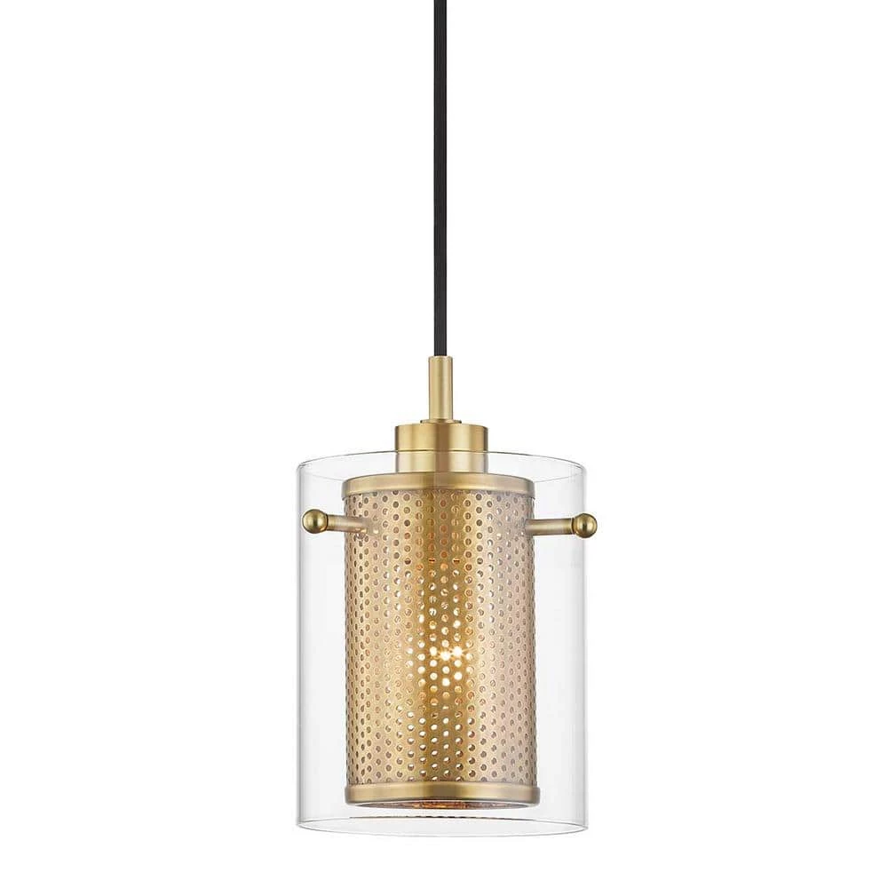 Elanor 1-Light Aged Brass Pendant by MITZI HUDSON VALLEY LIGHTING 3 Elanor 1-Light Aged Brass Pendant by MITZI HUDSON VALLEY LIGHTING