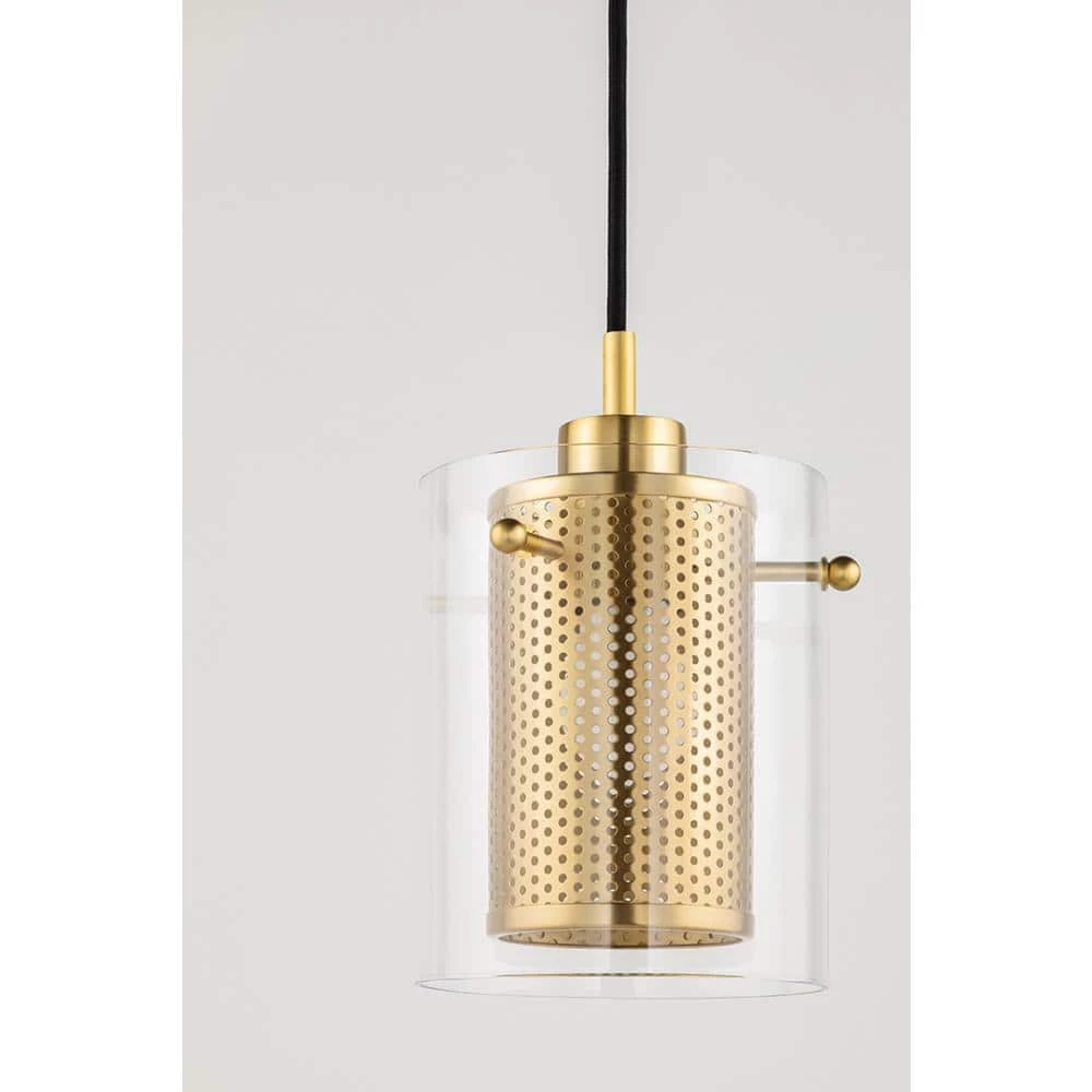 Elanor 1-Light Aged Brass Pendant by MITZI HUDSON VALLEY LIGHTING 4 Elanor 1-Light Aged Brass Pendant by MITZI HUDSON VALLEY LIGHTING - Image 2
