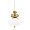 Elsie 1-Light Aged Brass Pendant with Opal Glossy Shade by MITZI HUDSON VALLEY LIGHTING 2 Elsie 1-Light Aged Brass Pendant with Opal Glossy Shade by MITZI HUDSON VALLEY LIGHTING -EcoSmart Sales aged brass mitzi hudson valley lighting chandeliers h347701 agb 64 1000