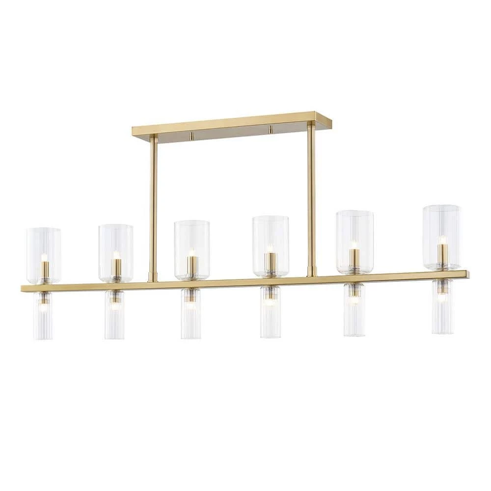 Tabitha 12-Light Aged Brass Island by MITZI HUDSON VALLEY LIGHTING 3 Tabitha 12-Light Aged Brass Island by MITZI HUDSON VALLEY LIGHTING