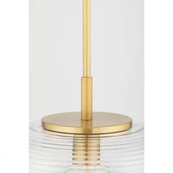 Maggie 1-Light Aged Brass Geometric Pendant by MITZI HUDSON VALLEY LIGHTING -EcoSmart Sales aged brass mitzi hudson valley lighting chandeliers h418701 agb fa 1000