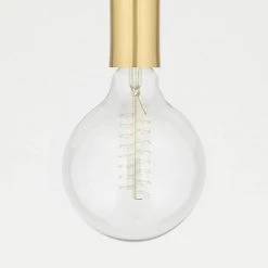 Chloe 1-Light Aged Brass Semi-Flush Mount by MITZI HUDSON VALLEY LIGHTING -EcoSmart Sales aged brass mitzi hudson valley lighting flush mount lights h110601 agb 4f 1000