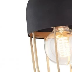 Haley 1-Light Aged Brass and Black Flush Mount with Black Accents by MITZI HUDSON VALLEY LIGHTING -EcoSmart Sales aged brass mitzi hudson valley lighting flush mount lights h145601 agb bk 76 1000