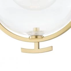 Ringo 1-Light Aged Brass Semi-Flush Mount by MITZI HUDSON VALLEY LIGHTING 11 Ringo 1-Light Aged Brass Semi-Flush Mount by MITZI HUDSON VALLEY LIGHTING -EcoSmart Sales aged brass mitzi hudson valley lighting flush mount lights h387601 agb 4f 1000