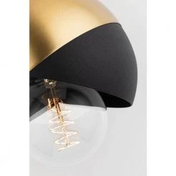 Emma 1-Light Aged Brass Pendant with Black Accents by MITZI HUDSON VALLEY LIGHTING 9 Emma 1-Light Aged Brass Pendant with Black Accents by MITZI HUDSON VALLEY LIGHTING -EcoSmart Sales aged brass mitzi hudson valley lighting pendant lights h168701 agb bk 1f 1000