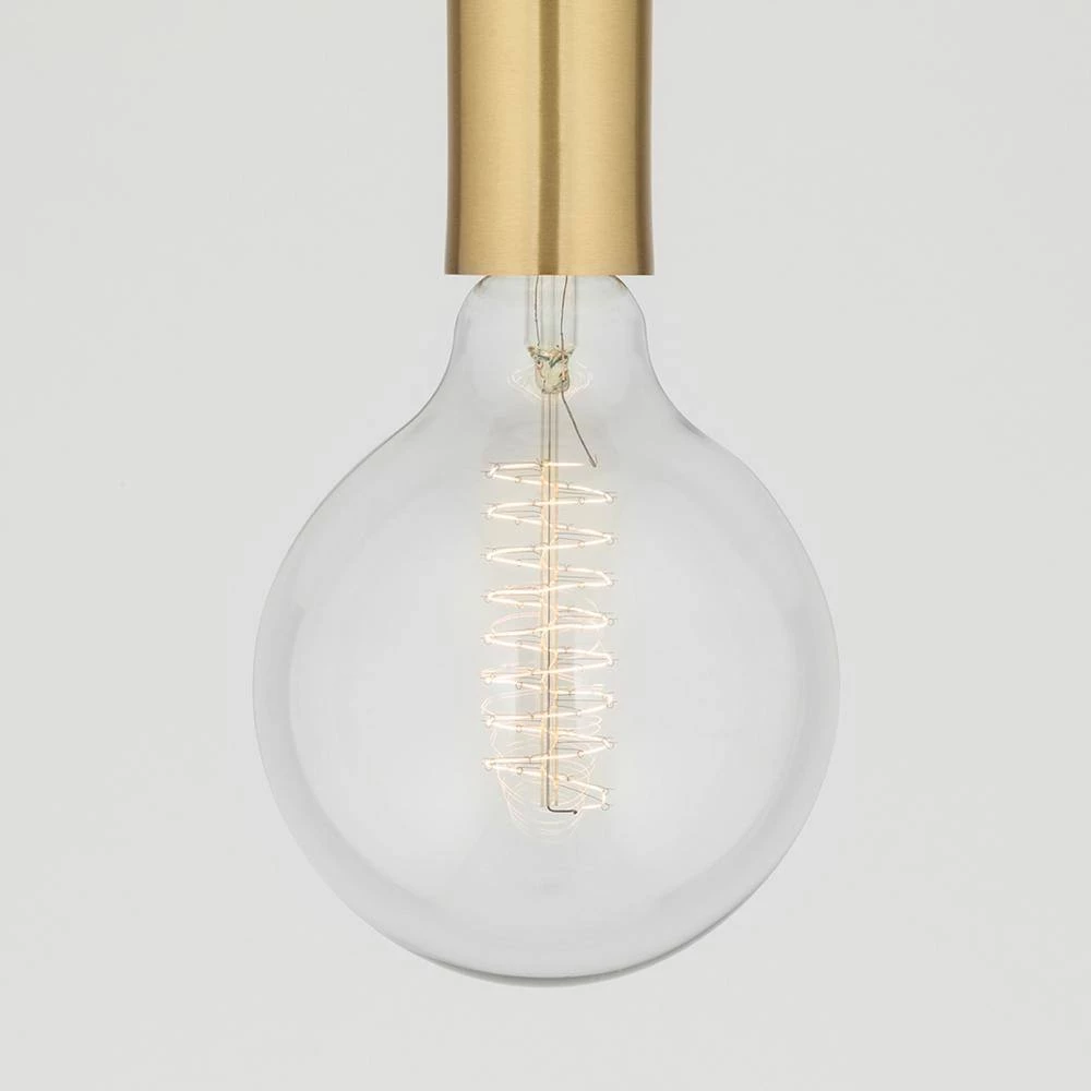 Dana 1-Light Aged Brass/White Pendant by MITZI HUDSON VALLEY LIGHTING 5 Dana 1-Light Aged Brass/White Pendant by MITZI HUDSON VALLEY LIGHTING - Image 3