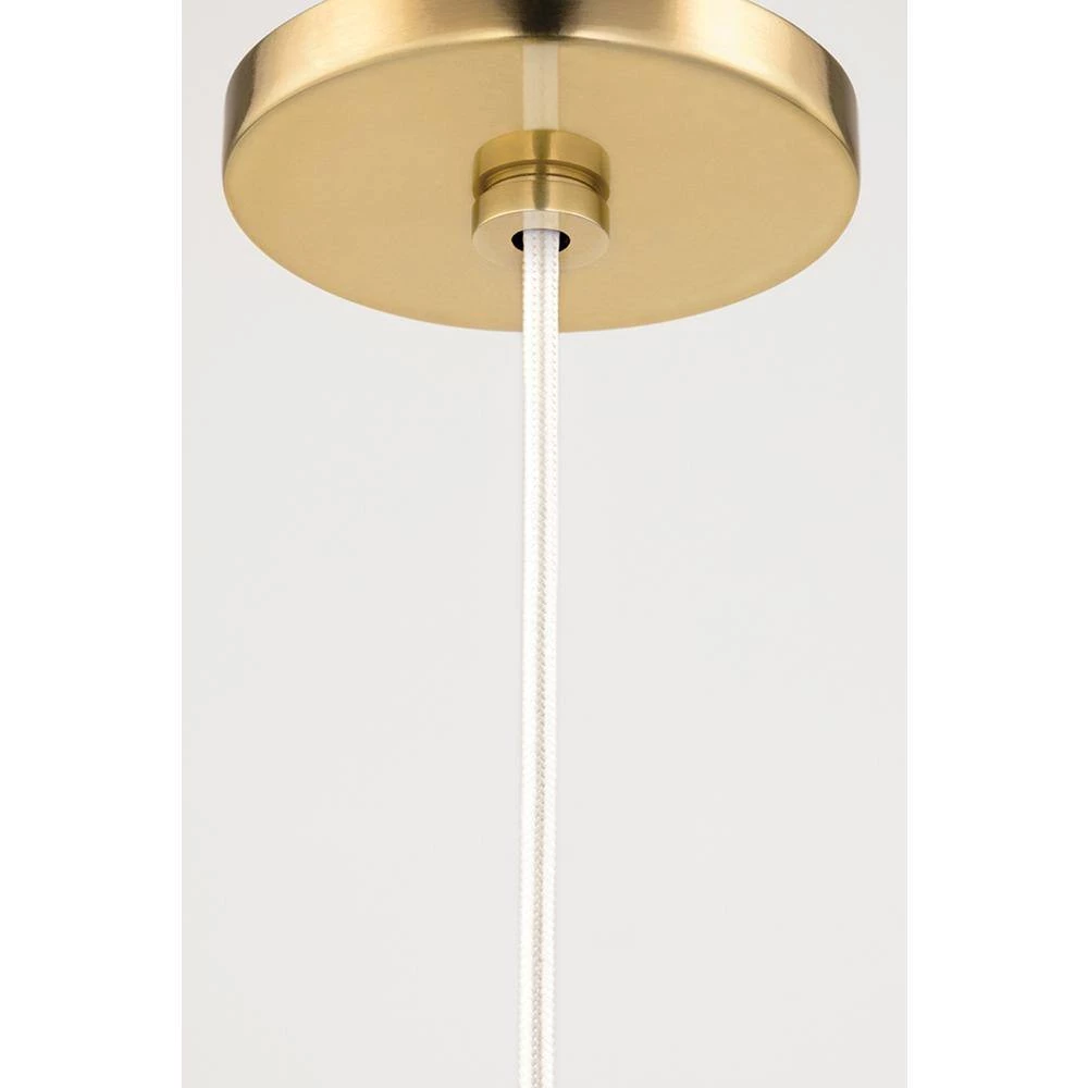 Tessa 1-Light Aged Brass Small Pendant by MITZI HUDSON VALLEY LIGHTING 6 Tessa 1-Light Aged Brass Small Pendant by MITZI HUDSON VALLEY LIGHTING - Image 4