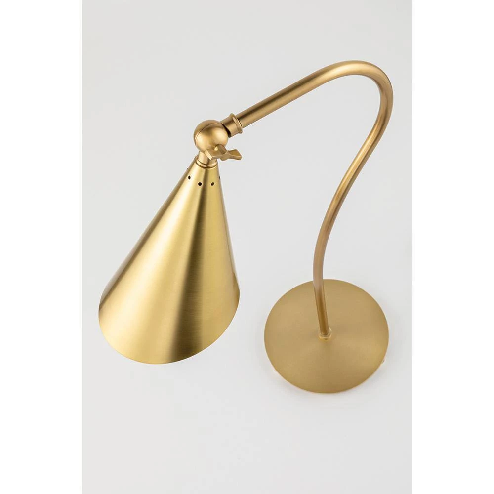 Lupe 20.5 in. Aged Brass Table Lamp by MITZI HUDSON VALLEY LIGHTING 7 Lupe 20.5 in. Aged Brass Table Lamp by MITZI HUDSON VALLEY LIGHTING - Image 5