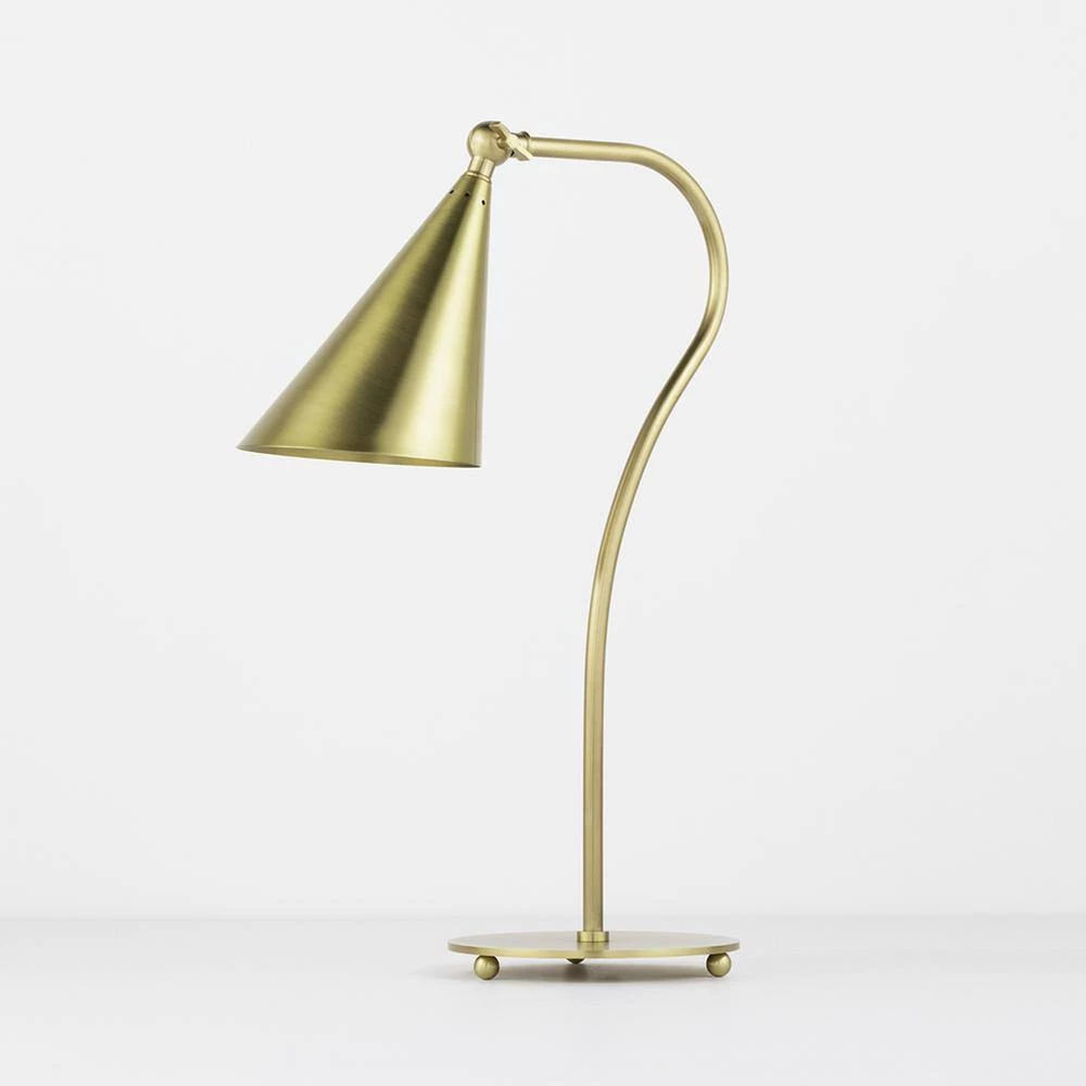 Lupe 20.5 in. Aged Brass Table Lamp by MITZI HUDSON VALLEY LIGHTING 5 Lupe 20.5 in. Aged Brass Table Lamp by MITZI HUDSON VALLEY LIGHTING - Image 3