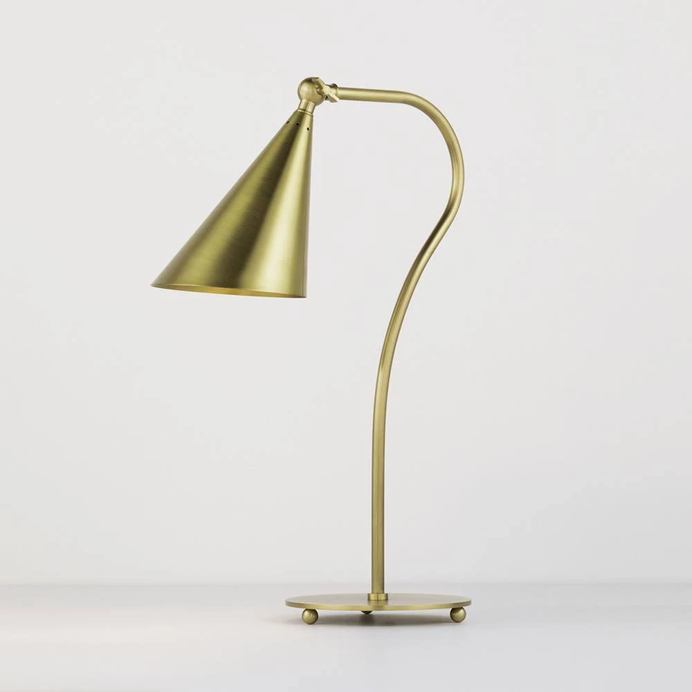 Lupe 20.5 in. Aged Brass Table Lamp by MITZI HUDSON VALLEY LIGHTING 4 Lupe 20.5 in. Aged Brass Table Lamp by MITZI HUDSON VALLEY LIGHTING - Image 2
