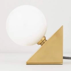 Aspyn 7.25 in. 1-Light Aged Brass Table Lamp by MITZI HUDSON VALLEY LIGHTING -EcoSmart Sales aged brass mitzi hudson valley lighting table lamps hl385201 agb 44 1000