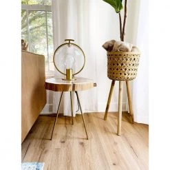 Ringo 2.7 in. 1-Light Aged Brass Table Lamp by MITZI HUDSON VALLEY LIGHTING -EcoSmart Sales aged brass mitzi hudson valley lighting table lamps hl387201 agb fa 1000