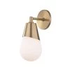 Cora 1-Light Aged Brass Wall Sconce by MITZI HUDSON VALLEY LIGHTING