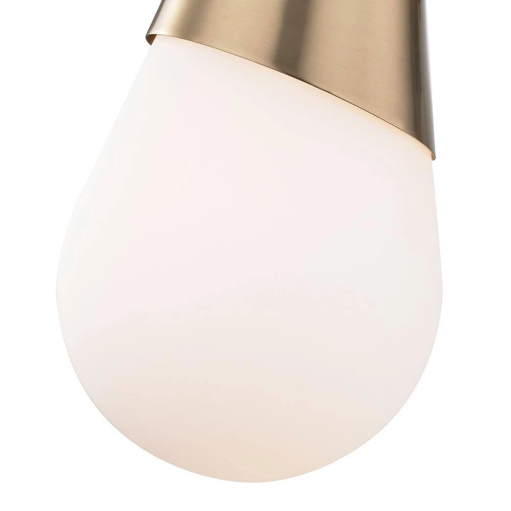 Cora 1-Light Aged Brass Wall Sconce by MITZI HUDSON VALLEY LIGHTING 7 Cora 1-Light Aged Brass Wall Sconce by MITZI HUDSON VALLEY LIGHTING - Image 5