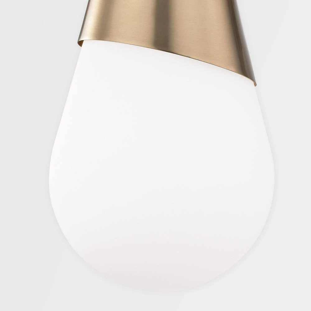 Cora 1-Light Aged Brass Wall Sconce by MITZI HUDSON VALLEY LIGHTING 4 Cora 1-Light Aged Brass Wall Sconce by MITZI HUDSON VALLEY LIGHTING - Image 2