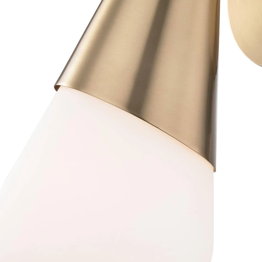 Cora 1-Light Aged Brass Wall Sconce by MITZI HUDSON VALLEY LIGHTING 10 Cora 1-Light Aged Brass Wall Sconce by MITZI HUDSON VALLEY LIGHTING - Image 8