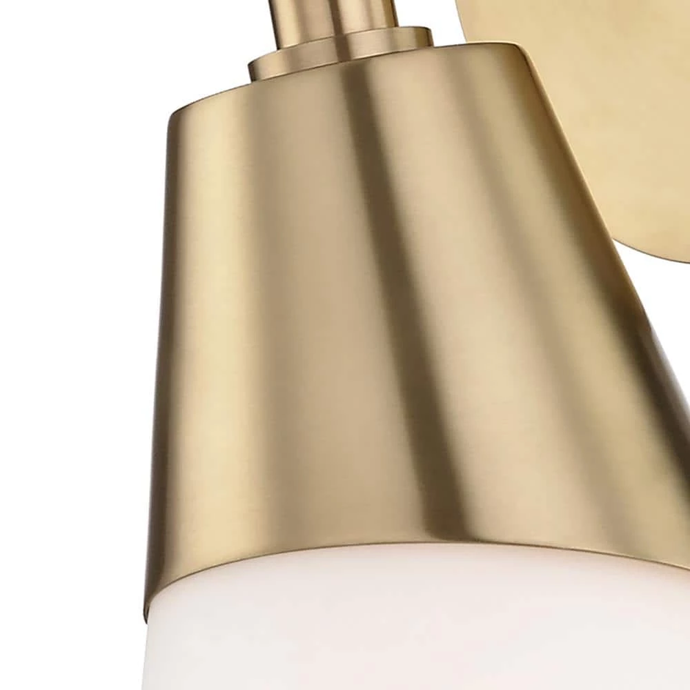 Cora 2-Light Aged Brass Wall Sconce by MITZI HUDSON VALLEY LIGHTING 10 Cora 2-Light Aged Brass Wall Sconce by MITZI HUDSON VALLEY LIGHTING - Image 8