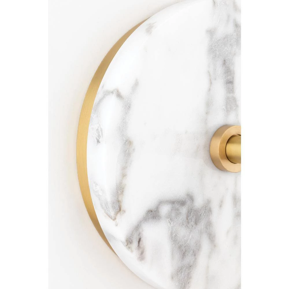 Chloe 2-Light Aged Brass Wall Sconce by MITZI HUDSON VALLEY LIGHTING 8 Chloe 2-Light Aged Brass Wall Sconce by MITZI HUDSON VALLEY LIGHTING - Image 6