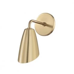 Kai 1-Light Aged Brass LED 10.25 in. H Wall Sconce by MITZI HUDSON VALLEY LIGHTING