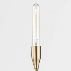 Tara 1-Light Aged Brass Wall Sconce by MITZI HUDSON VALLEY LIGHTING -EcoSmart Sales aged brass mitzi hudson valley lighting vanity lighting h116101 agb 1d 1000