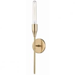 Tara 1-Light Aged Brass Wall Sconce by MITZI HUDSON VALLEY LIGHTING