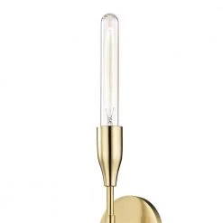 Tara 1-Light Aged Brass Wall Sconce by MITZI HUDSON VALLEY LIGHTING -EcoSmart Sales aged brass mitzi hudson valley lighting vanity lighting h116101 agb c3 1000