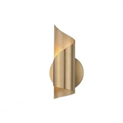 Evie 1-Light Aged Brass LED Wall Sconce by MITZI HUDSON VALLEY LIGHTING