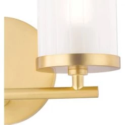 Ryan 2-Light Aged Brass Bath Light with Clear Frosted Glass Shade by MITZI HUDSON VALLEY LIGHTING 14 Ryan 2-Light Aged Brass Bath Light with Clear Frosted Glass Shade by MITZI HUDSON VALLEY LIGHTING -EcoSmart Sales aged brass mitzi hudson valley lighting vanity lighting h239302 agb 1f 1000