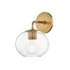 Margot 1-Light Aged Brass Wall Sconce by MITZI HUDSON VALLEY LIGHTING -EcoSmart Sales aged brass mitzi hudson valley lighting vanity lighting h270101 agb 64 1000