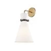 Julia 1-Light Aged Brass/Black Wall Sconce by MITZI HUDSON VALLEY LIGHTING 2 Julia 1-Light Aged Brass/Black Wall Sconce by MITZI HUDSON VALLEY LIGHTING -EcoSmart Sales aged brass mitzi hudson valley lighting vanity lighting h294101 agb bk 64 1000