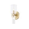 Tabitha 4.75 in. 1-Light Aged Brass Vanity Light by MITZI HUDSON VALLEY LIGHTING -EcoSmart Sales aged brass mitzi hudson valley lighting vanity lighting h384301 agb 64 1000