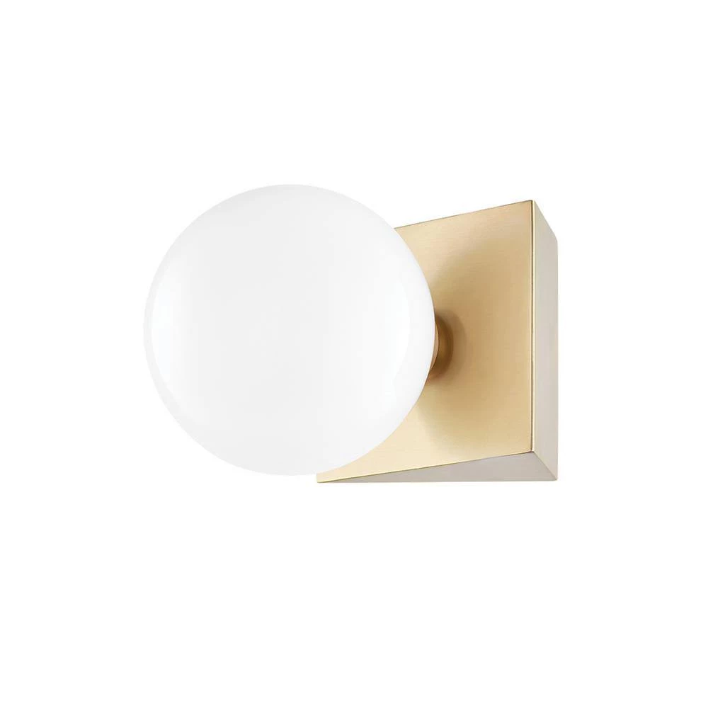 Aspyn 1-Light Aged Brass Bath Bracket by MITZI HUDSON VALLEY LIGHTING 5 Aspyn 1-Light Aged Brass Bath Bracket by MITZI HUDSON VALLEY LIGHTING - Image 3