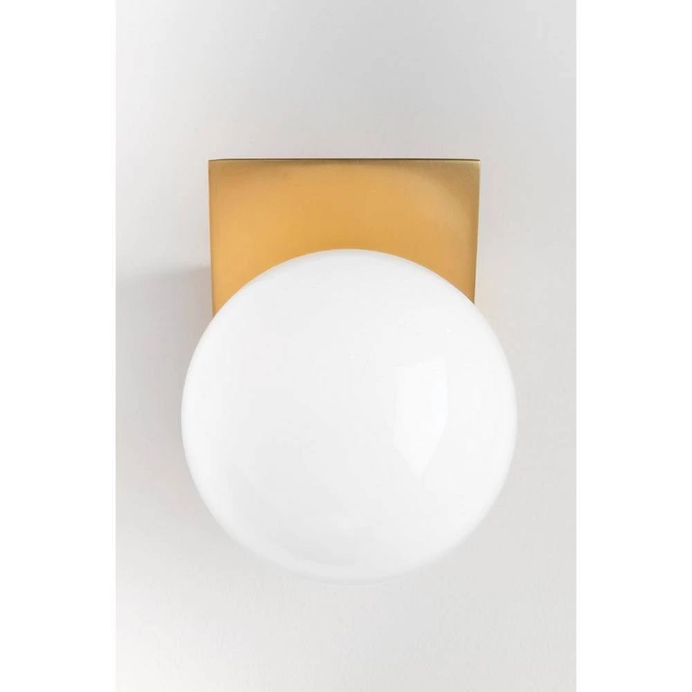 Aspyn 1-Light Aged Brass Bath Bracket by MITZI HUDSON VALLEY LIGHTING 4 Aspyn 1-Light Aged Brass Bath Bracket by MITZI HUDSON VALLEY LIGHTING - Image 2