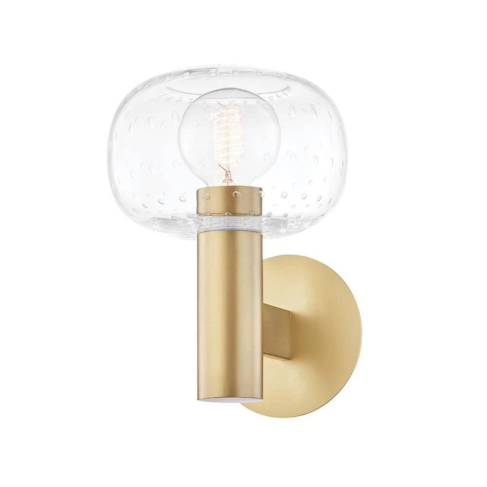 Harlow 1-Light Aged Brass Wall Sconce by MITZI HUDSON VALLEY LIGHTING 4 Harlow 1-Light Aged Brass Wall Sconce by MITZI HUDSON VALLEY LIGHTING - Image 2