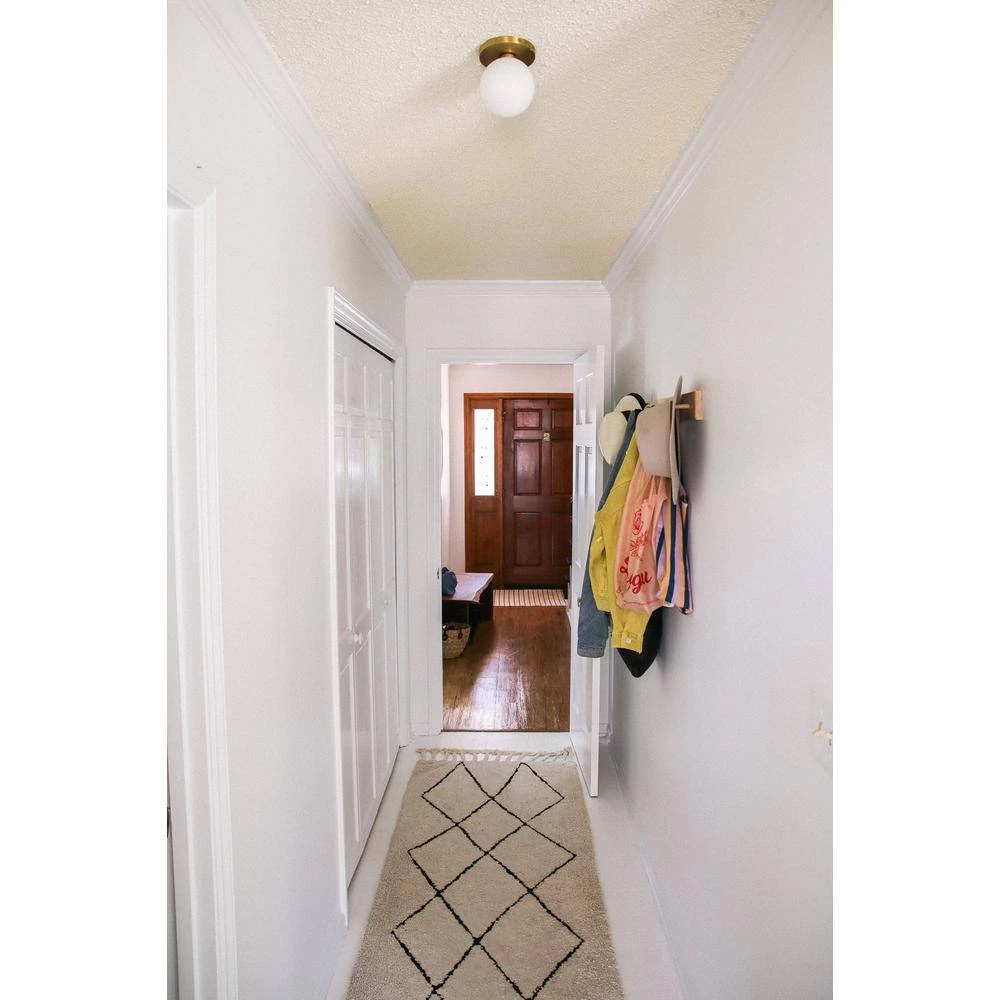 Orwood 1-Light 4.75 in. Aged Brass LED Light Bath and Vanity by MITZI HUDSON VALLEY LIGHTING 11 Orwood 1-Light 4.75 in. Aged Brass LED Light Bath and Vanity by MITZI HUDSON VALLEY LIGHTING - Image 9