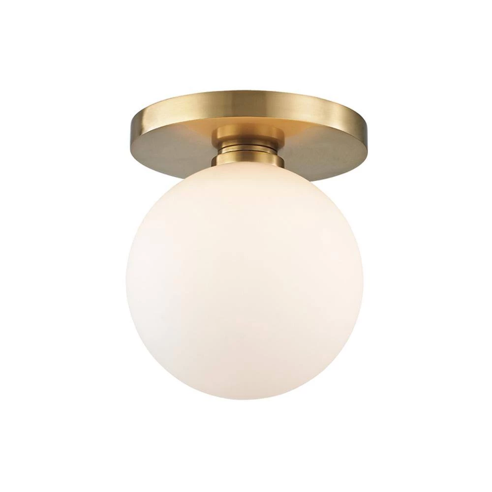Orwood 1-Light 4.75 in. Aged Brass LED Light Bath and Vanity by MITZI HUDSON VALLEY LIGHTING 10 Orwood 1-Light 4.75 in. Aged Brass LED Light Bath and Vanity by MITZI HUDSON VALLEY LIGHTING - Image 8