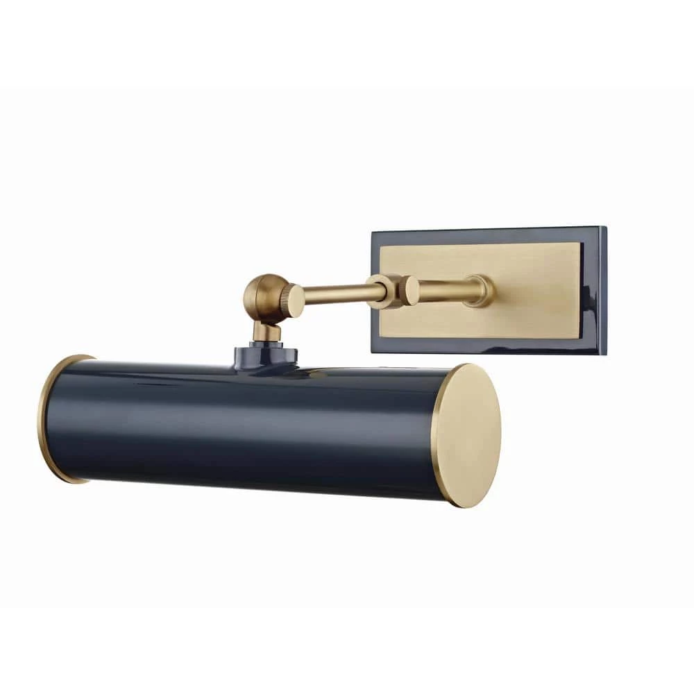 Holly 1-Light Aged Brass/Navy Picture Light by MITZI HUDSON VALLEY LIGHTING 3 Holly 1-Light Aged Brass/Navy Picture Light by MITZI HUDSON VALLEY LIGHTING