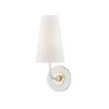 Merri 1-Light Aged Brass/White Wall Sconce by MITZI HUDSON VALLEY LIGHTING