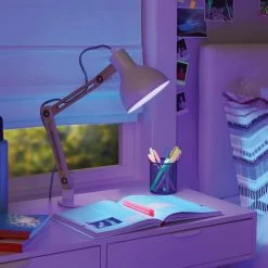 40-Watt Equivalent A19 Blacklight Ultraviolet Glow in the Dark LED Light Bulb (1-Pack) by EcoSmart -EcoSmart Sales black ecosmart colored light bulbs fg 04239 1d 1000