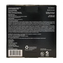 40-Watt Equivalent A19 Blacklight Ultraviolet Glow in the Dark LED Light Bulb (1-Pack) by EcoSmart -EcoSmart Sales black ecosmart colored light bulbs fg 04239 1f 1000
