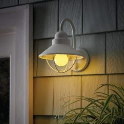 60-Watt Equivalent A19 Outdoor Bug Light Yellow LED Light Bulb (1-Pack) by EcoSmart -EcoSmart Sales bug light ecosmart bug light bulbs fg 04245 31 1000